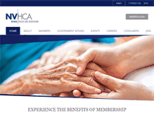 Tablet Screenshot of nvhca.org
